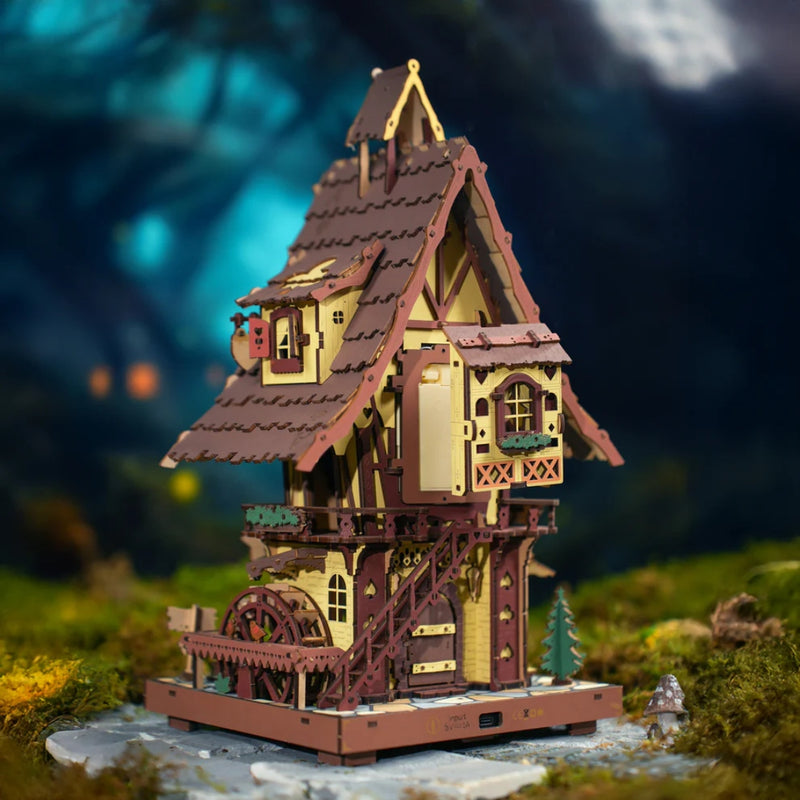 DIY 3D Moving Gears Puzzle - Cuckoo Clock - 435pcs