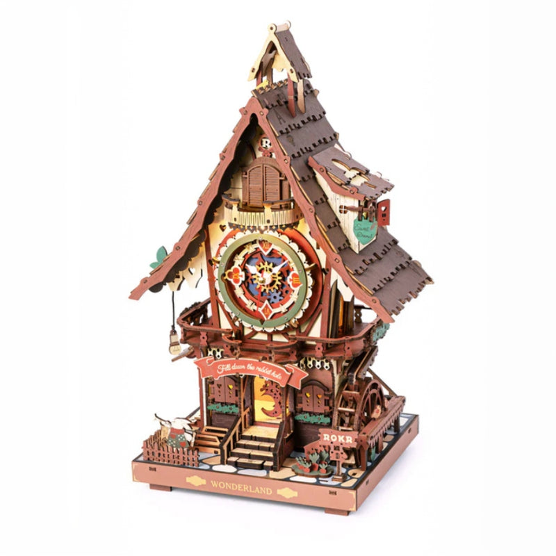 DIY 3D Moving Gears Puzzle - Cuckoo Clock - 435pcs