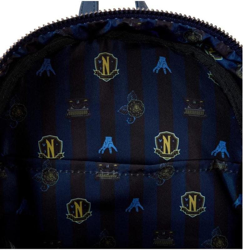 Loungefly Wednesday - Nevermore Academy Castle Glow Backpack