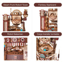 DIY 3D Moving Gears Puzzle Chocolate Factory 420pcs