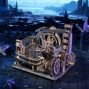 DIY 3D Moving Gears Puzzle - Marble SpacePort - 472 pcs