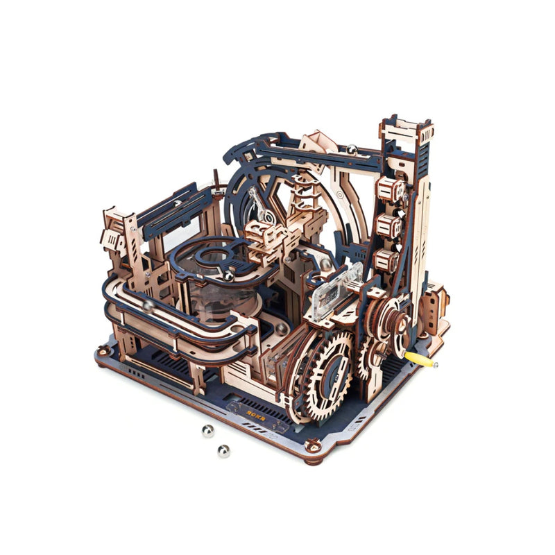 DIY 3D Moving Gears Puzzle - Marble SpacePort - 472 pcs