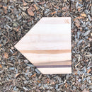 MLB 12-Inch Wooden Home Plate Cutting Board, Tampa Bay Rays