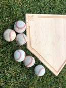 MLB 17-Inch Wooden Home Plate Cutting Board w/Trough, Oakland Athletics