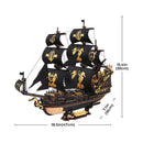3D Puzzle Pirate Ship Seahorse 603pcs DIY