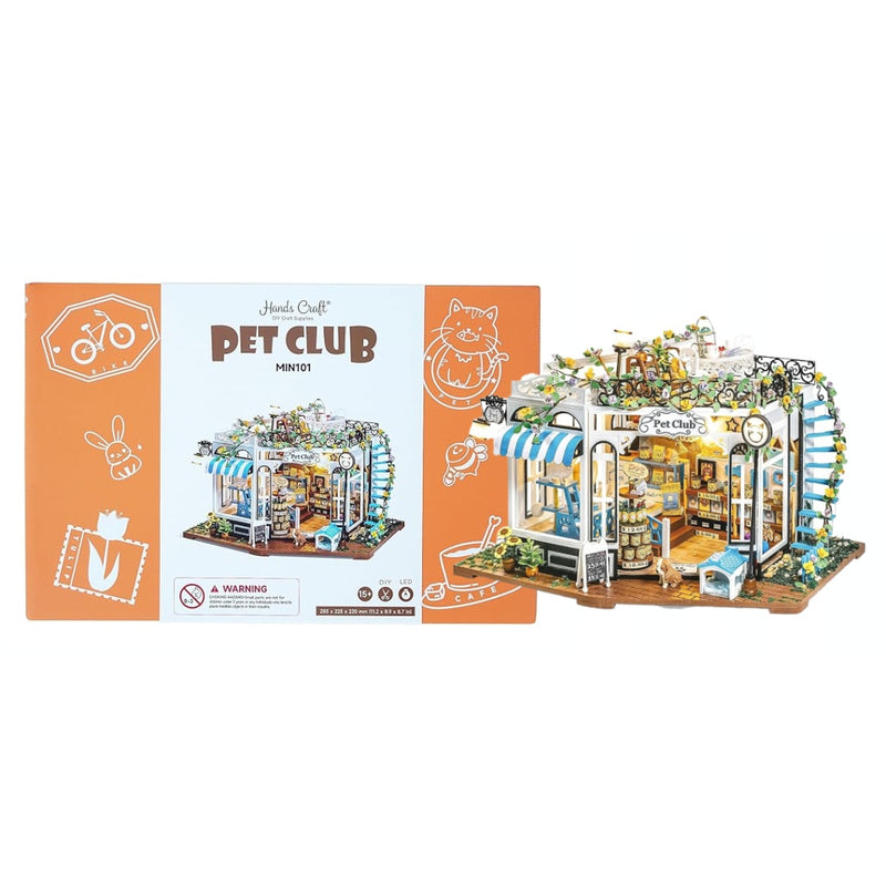 DIY 3D House Puzzle Pet Club 399pcs