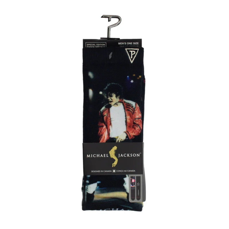 Michael Jackson Socks Dye-Sublimated Toe Stand 1 Pair