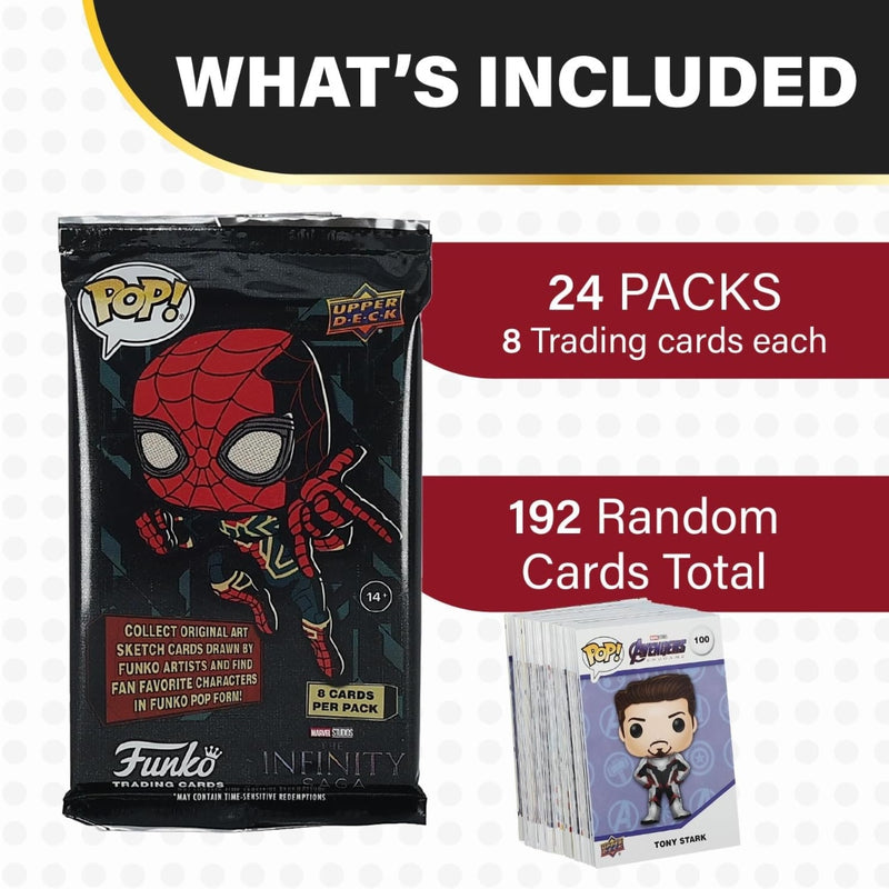 Funko Pop! Trading Cards Marvel The Infinity Saga Full Box 24 Pack