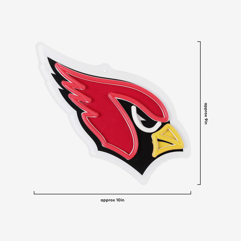 NFL Fan Chain, Big Neon Light Up Team Logo - Arizona Cardinals