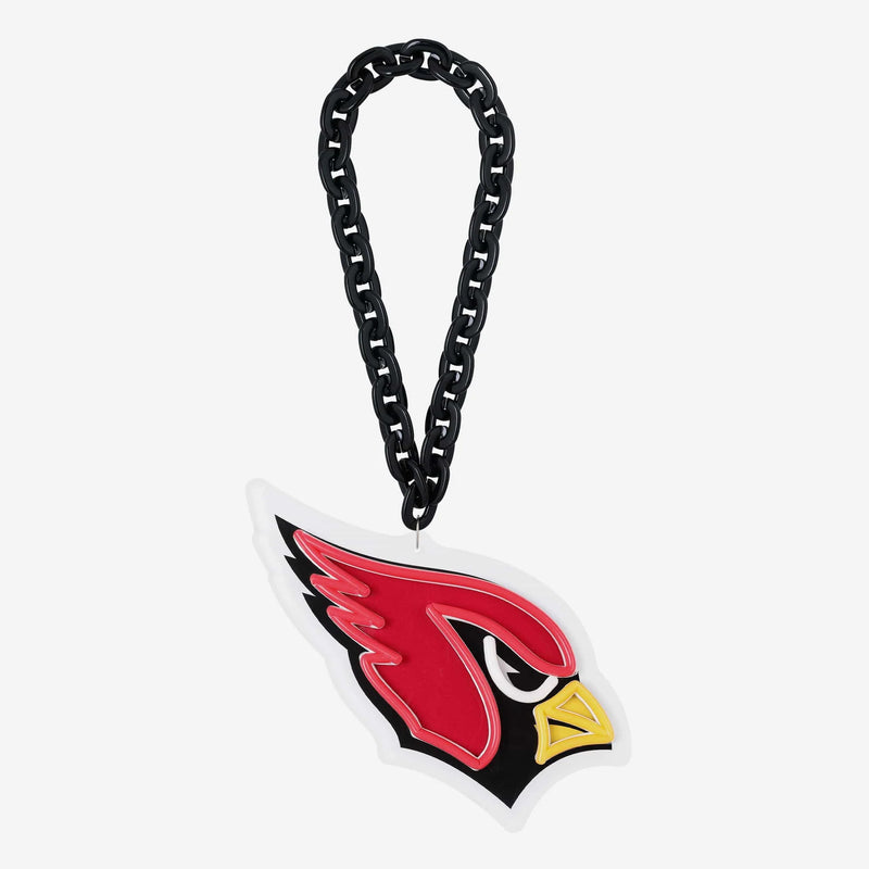 NFL Fan Chain, Big Neon Light Up Team Logo - Arizona Cardinals