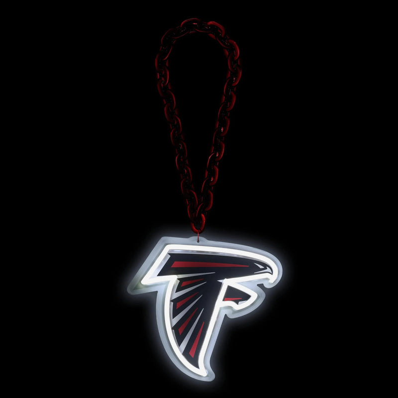 NFL Fan Chain, Big Neon Light Up Team Logo - Atlanta Falcons