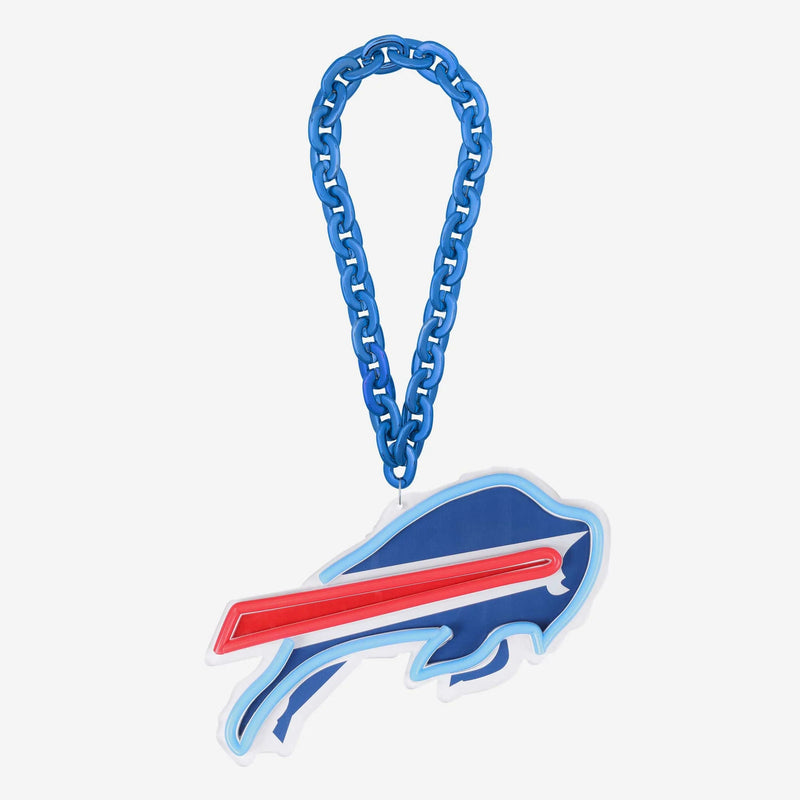 NFL Fan Chain, Big Neon Light Up Team Logo - Buffalo Bills