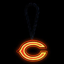 NFL Fan Chain, Big Neon Light Up Team Logo - Chicago Bears