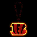 NFL Fan Chain, Big Neon Light Up Team Logo - Cincinnati Bengals