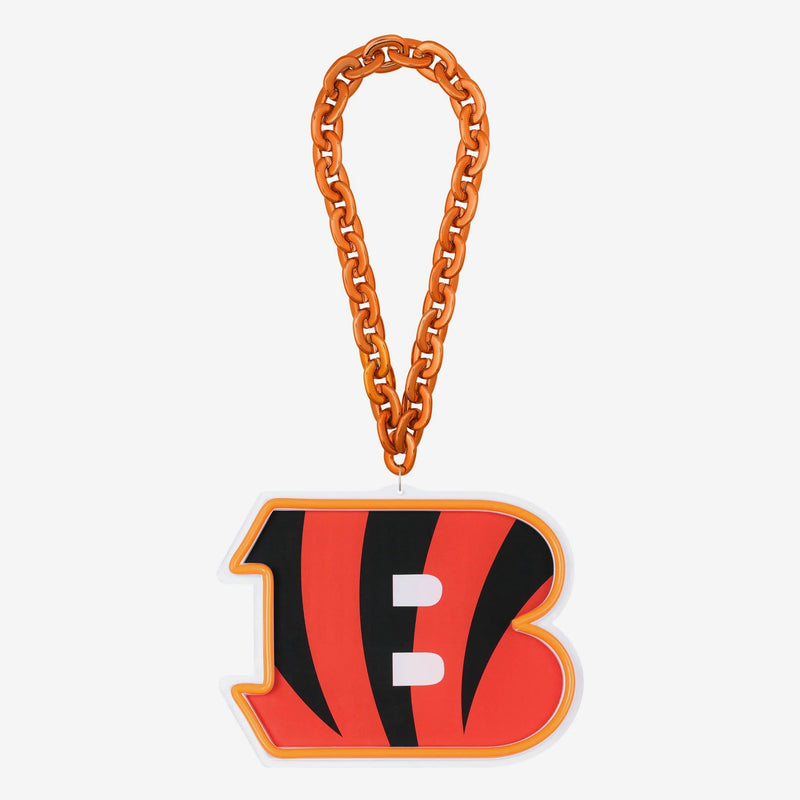 NFL Fan Chain, Big Neon Light Up Team Logo - Cincinnati Bengals