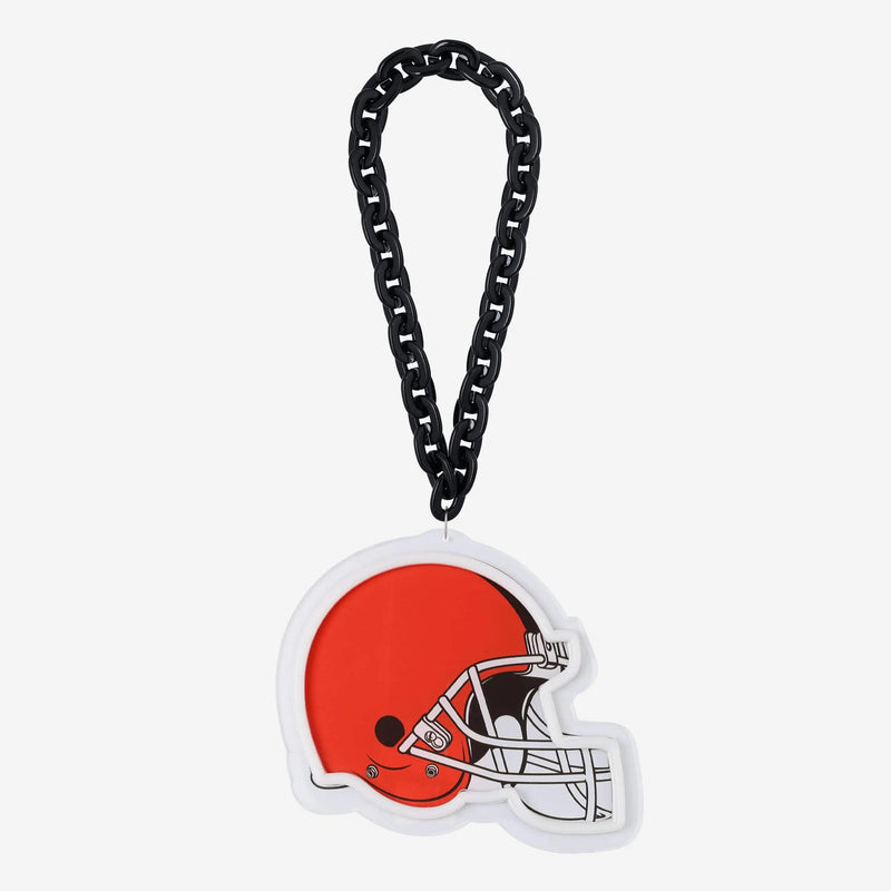 NFL Fan Chain, Big Neon Light Up Team Logo - Cleveland Browns