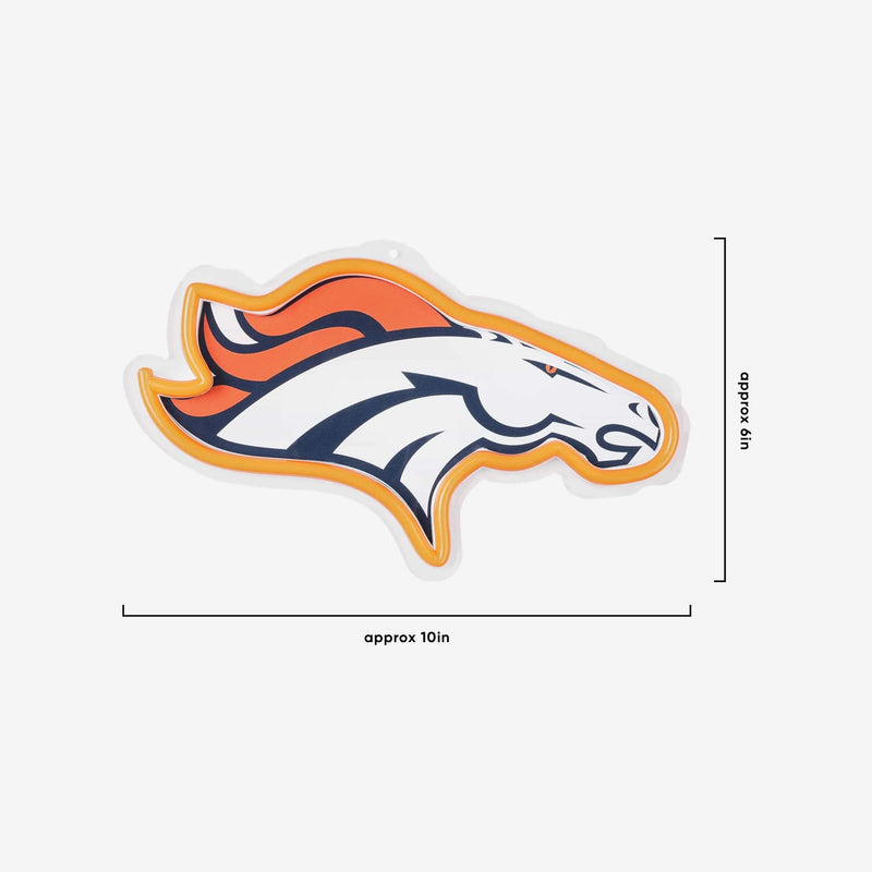 NFL Fan Chain, Big Neon Light Up Team Logo - Denver Broncos