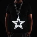 NFL Fan Chain, Big Neon Light Up Team Logo - Dallas Cowboys