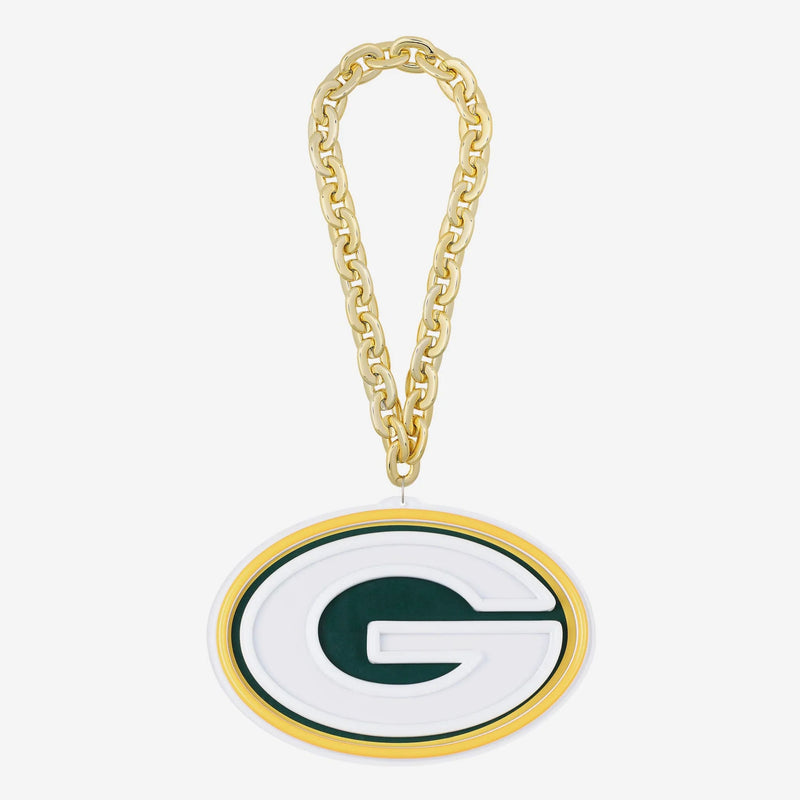 NFL Fan Chain, Big Neon Light Up Team Logo - Green Bay Packers