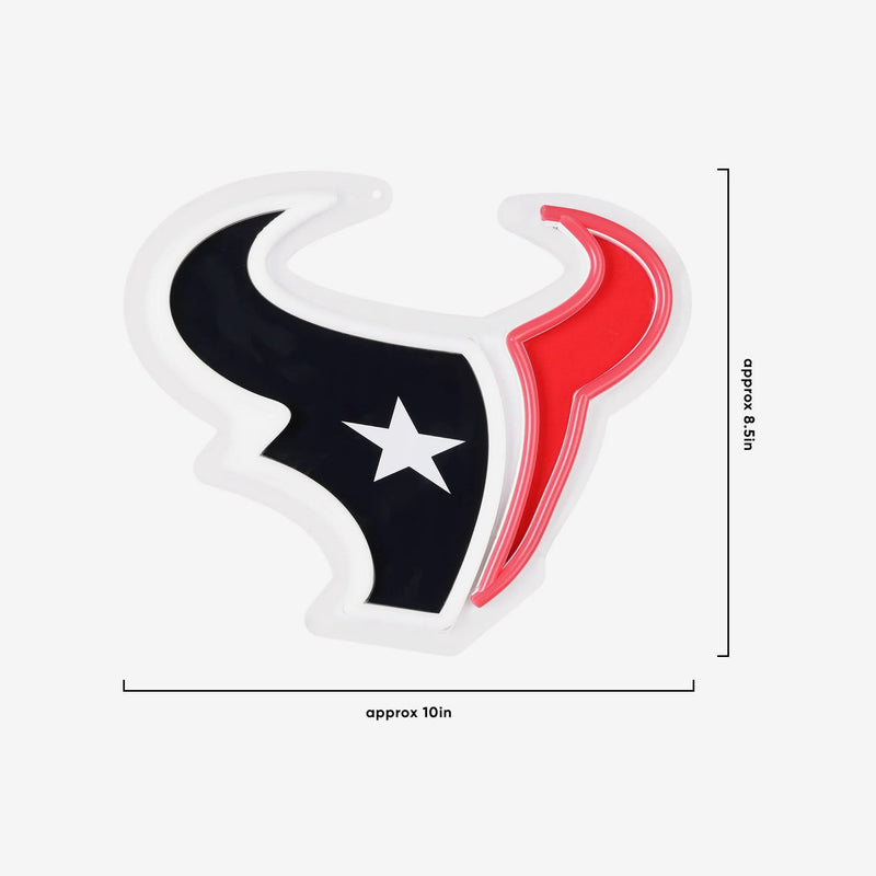 NFL Fan Chain, Big Neon Light Up Team Logo - Houston Texans