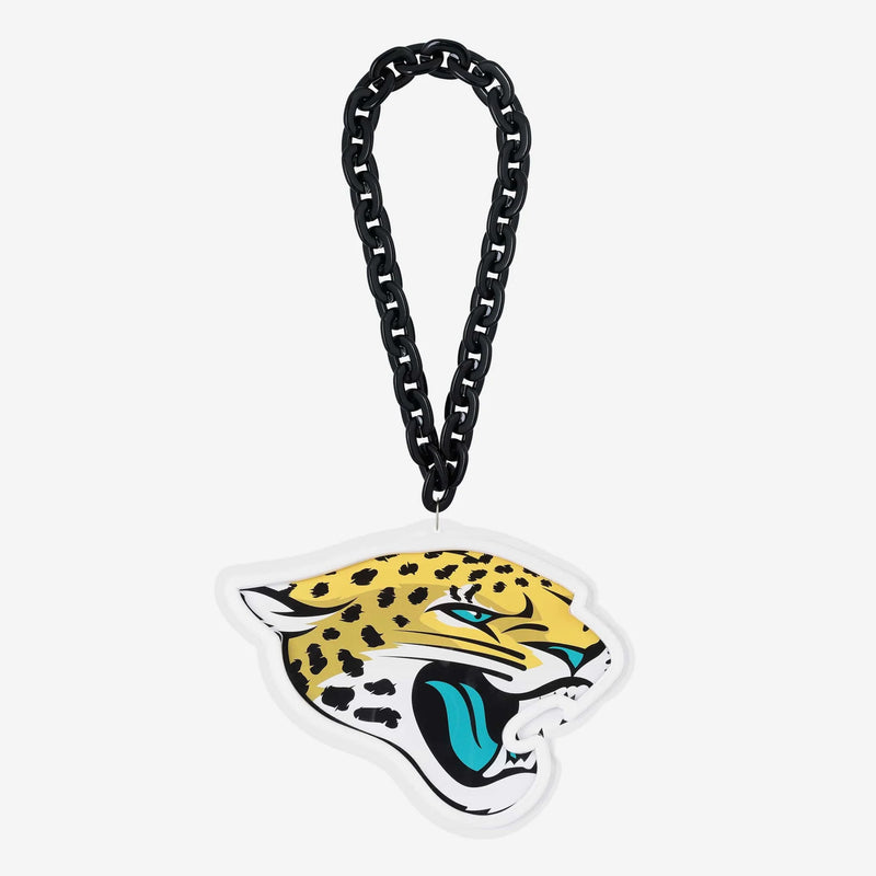 NFL Fan Chain, Big Neon Light Up Team Logo - Jacksonville Jaguars