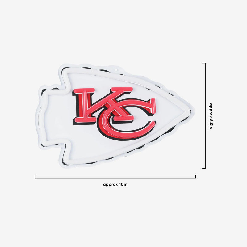 NFL Fan Chain, Big Neon Light Up Team Logo - Kansas City Chiefs