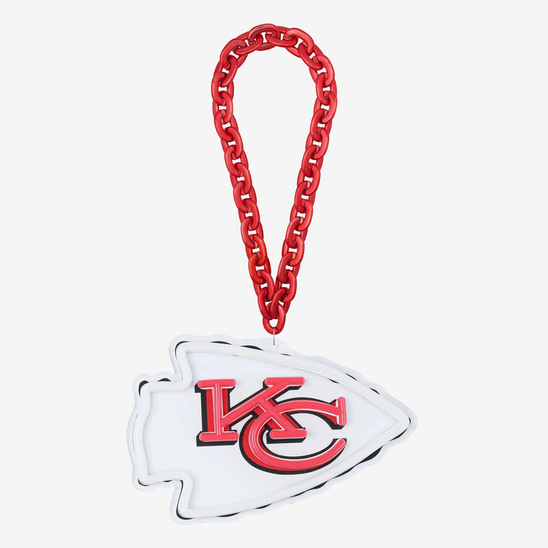 NFL Fan Chain, Big Neon Light Up Team Logo - Kansas City Chiefs