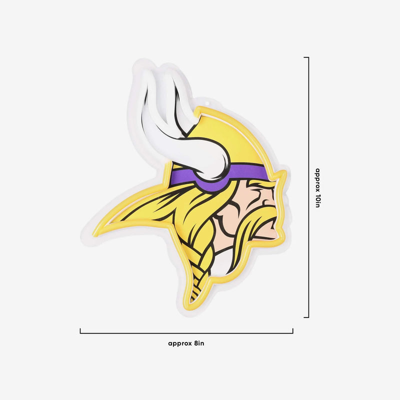 NFL Fan Chain, Big Neon Light Up Team Logo - Minnesota Vikings