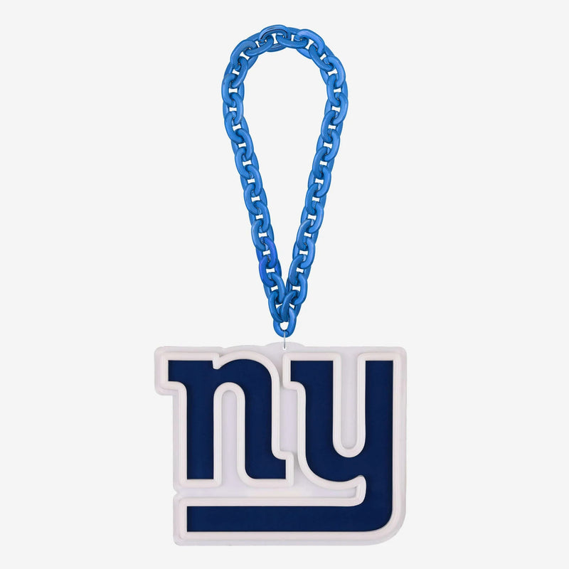 NFL Fan Chain, Big Neon Light Up Team Logo - New York Giants