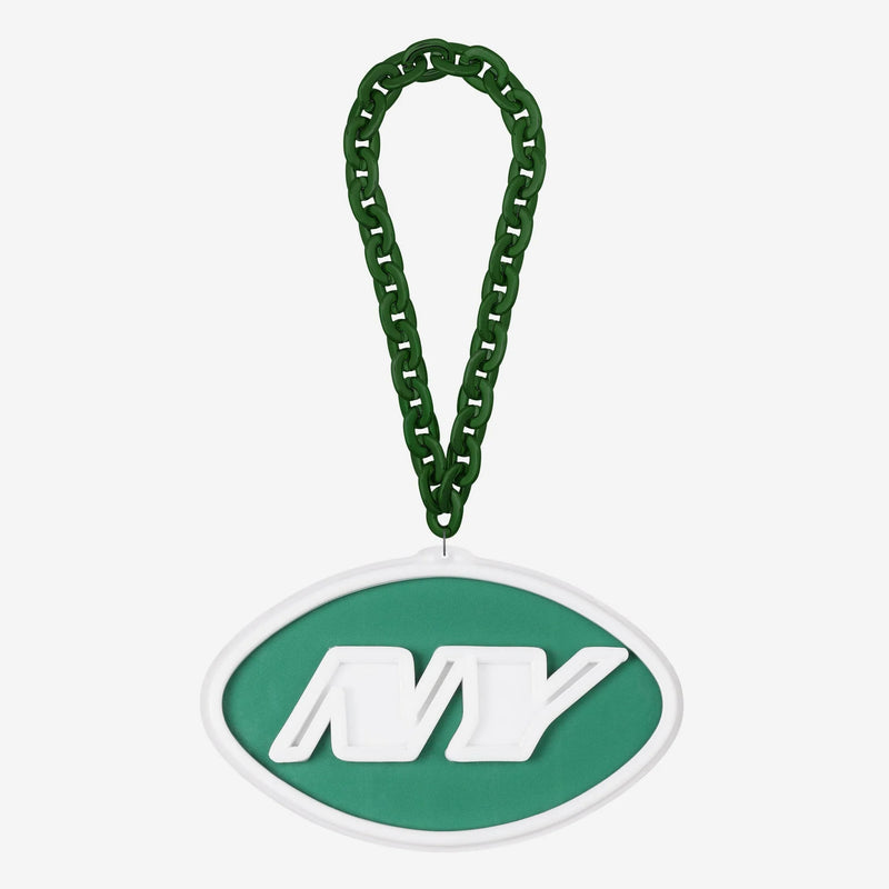 NFL Fan Chain, Big Neon Light Up Team Logo - New York Jets