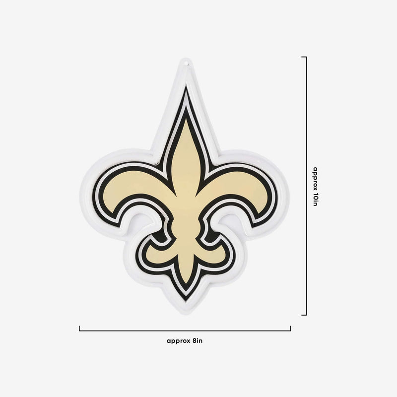 NFL Fan Chain, Big Neon Light Up Team Logo - New Orleans Saints