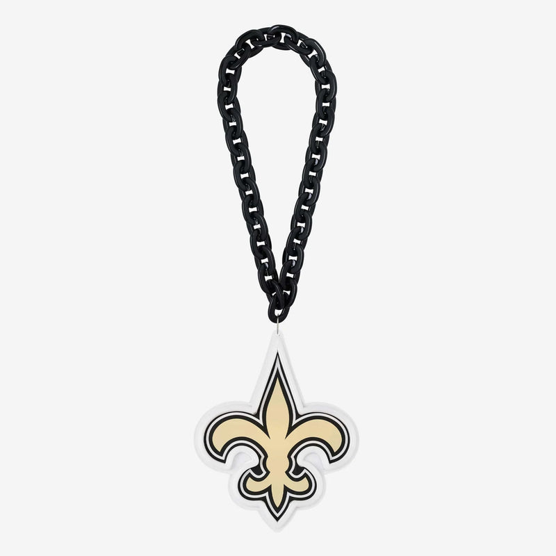 NFL Fan Chain, Big Neon Light Up Team Logo - New Orleans Saints