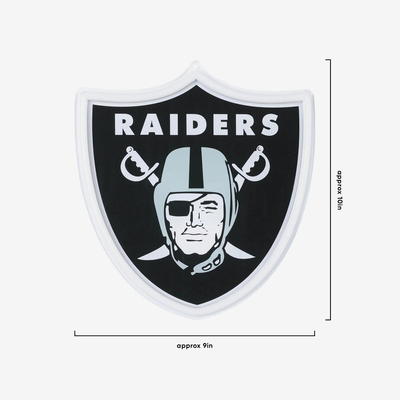 NFL Fan Chain, Big Neon Light Up Team Logo - Las Vegas Raiders