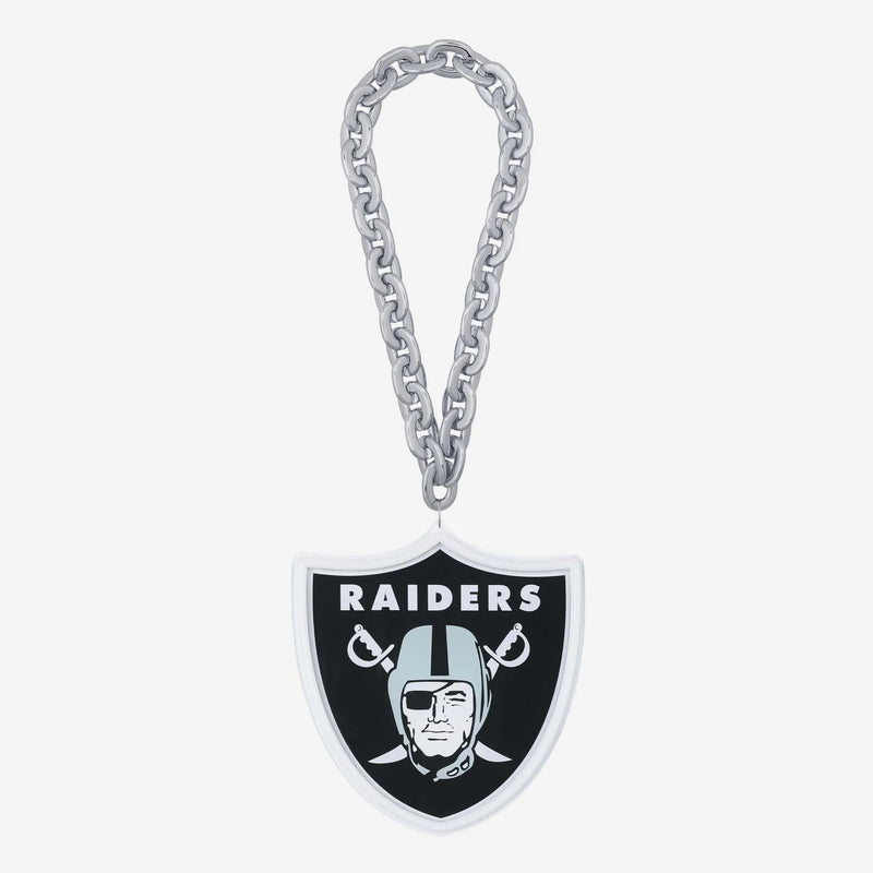 NFL Fan Chain, Big Neon Light Up Team Logo - Las Vegas Raiders