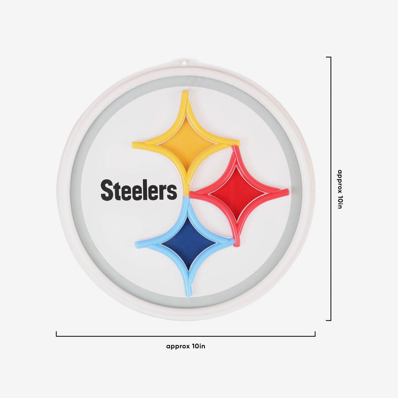 NFL Fan Chain, Big Neon Light Up Team Logo - Pittsburgh Steelers