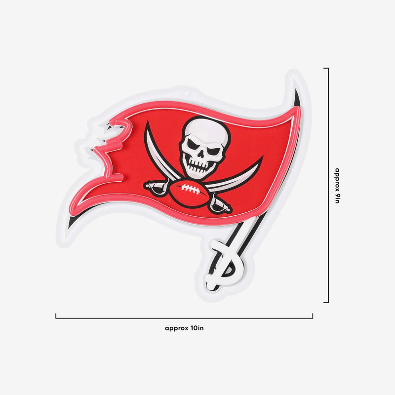 NFL Fan Chain, Big Neon Light Up Team Logo - Tampa Bay Buccaneers