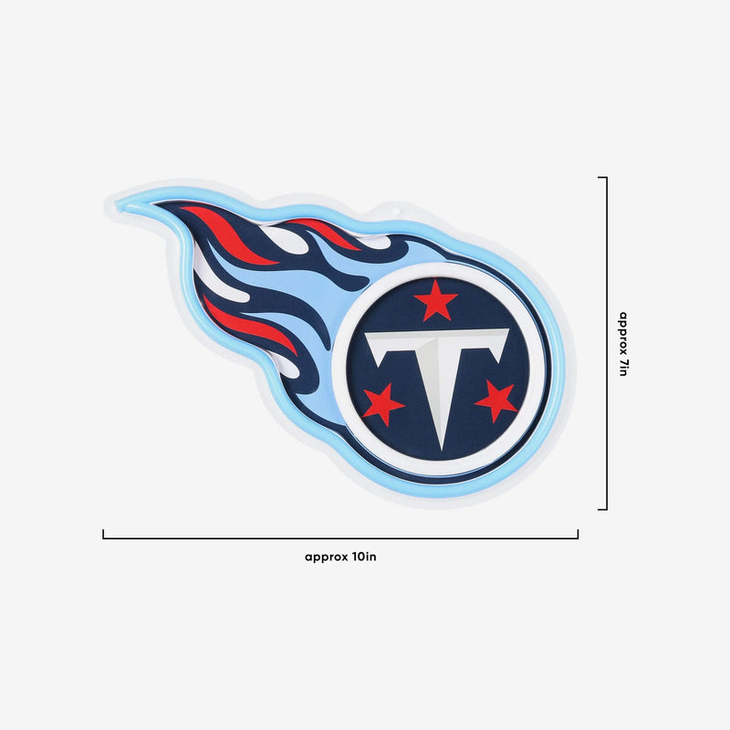 NFL Fan Chain, Big Neon Light Up Team Logo - Tennessee Titans