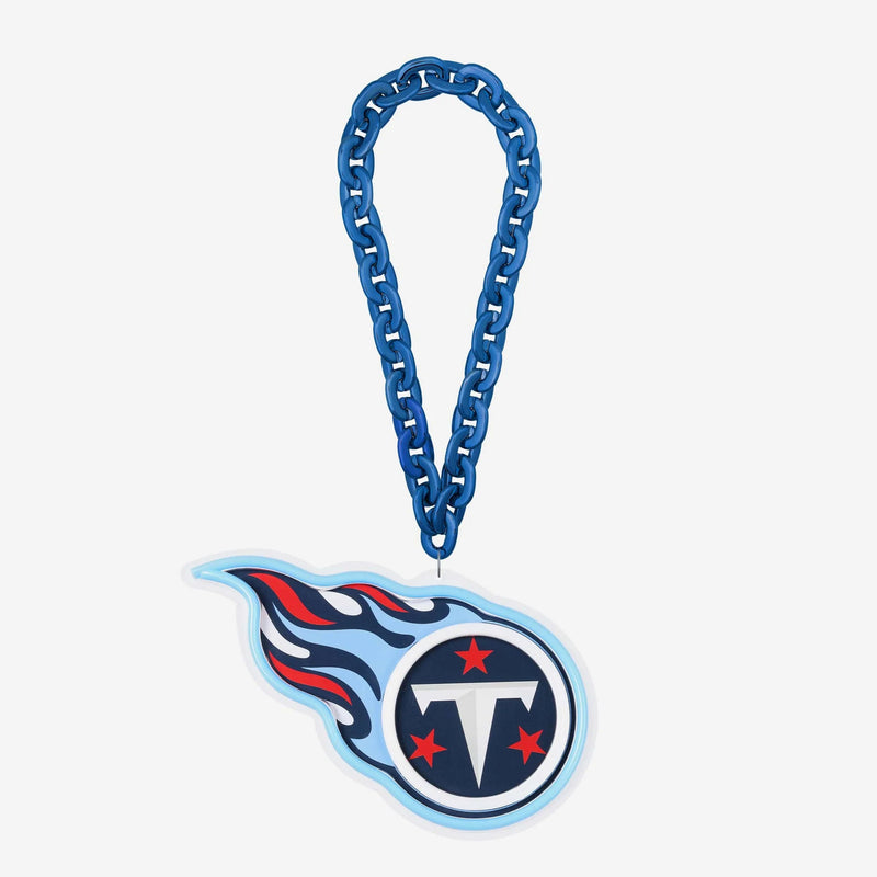 NFL Fan Chain, Big Neon Light Up Team Logo - Tennessee Titans