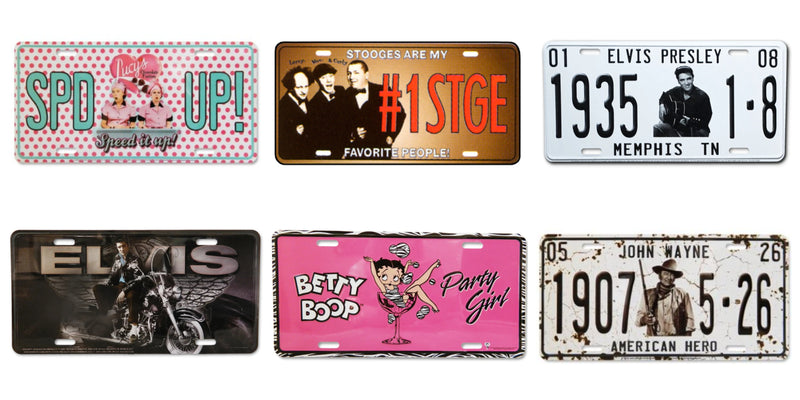 Nostalgia License Plates