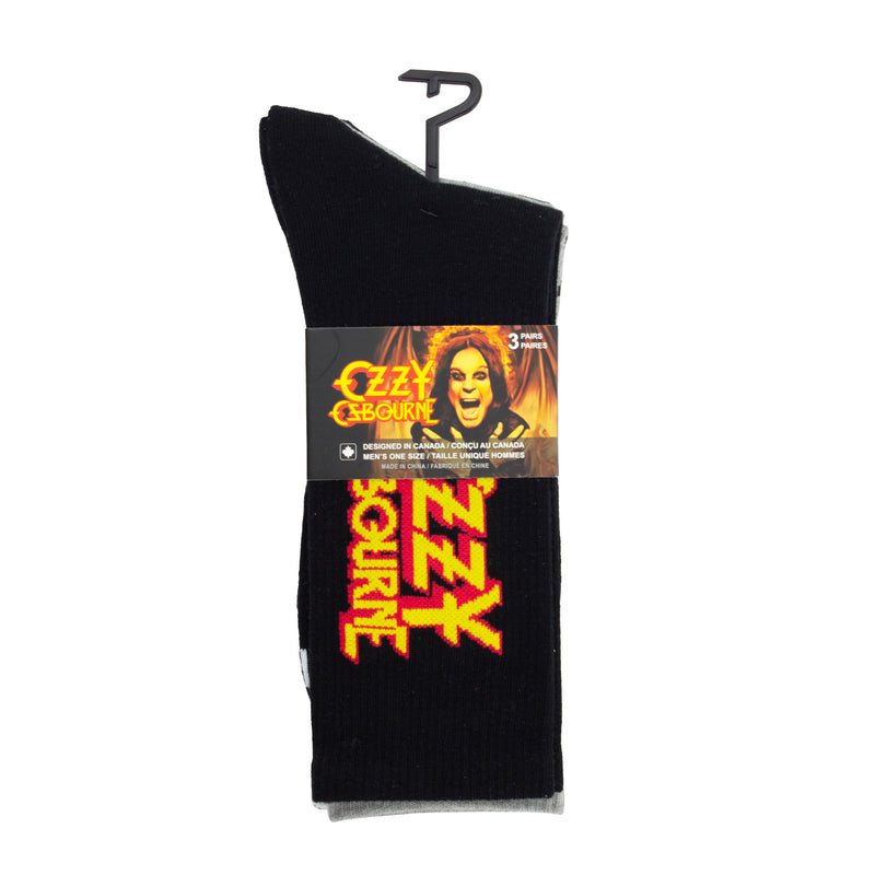 Ozzy Osbourne Socks - 3 Pack