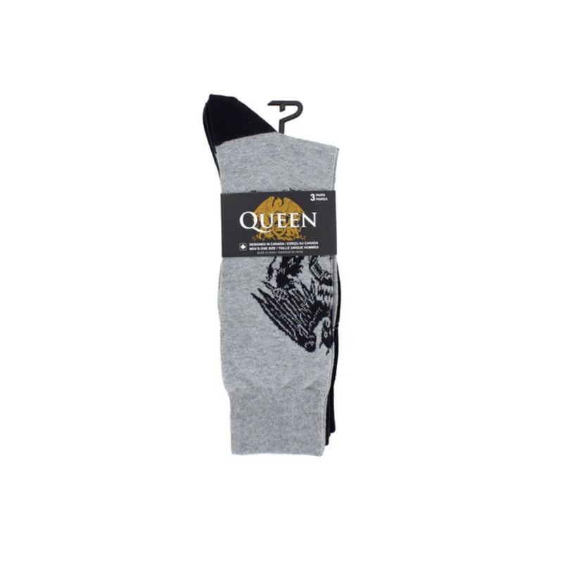 Queen Socks Logos and Crests 3 Pack