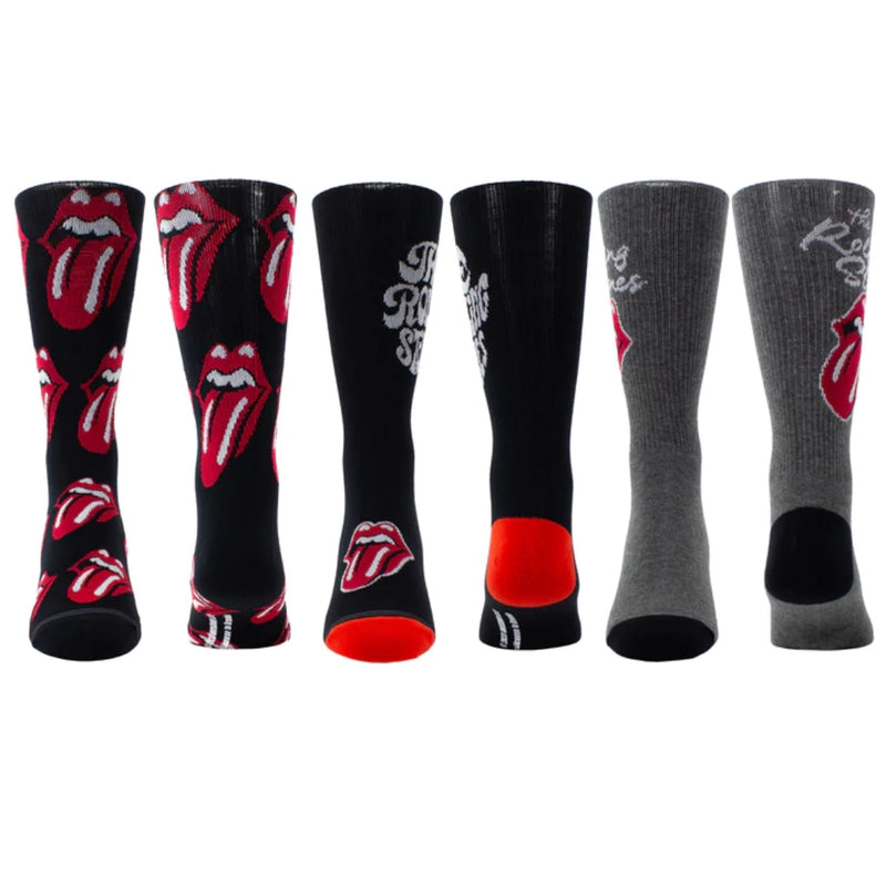 The Rolling Stones Socks Classic Tongue 3 Pack