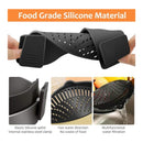 Silicone Food Strainer Black