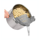 Silicone Food Strainer Black and Grey 2 Pack