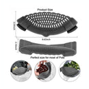 Silicone Food Strainer Grey