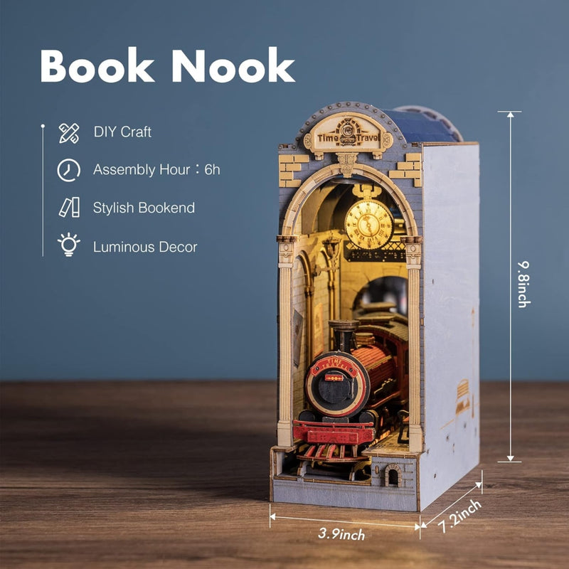 DIY 3D Book Nook Kit Time Travel 246pcs