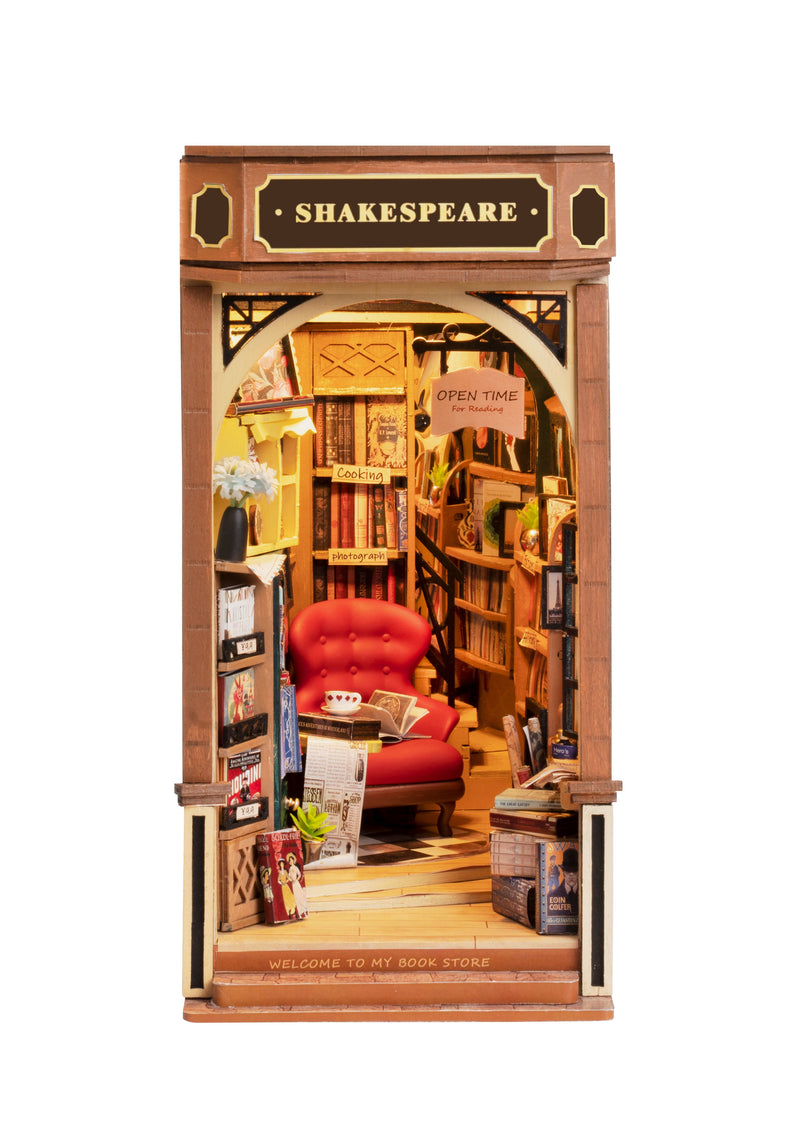 DIY 3D Book Nook Kit Bookstore 194 pcs