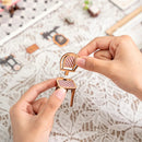 DIY 3D Book Nook Kit - Paris Arcade Dating 148pcs