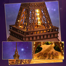 DIY 3D Puzzle Night of Eiffel Tower 164pcs