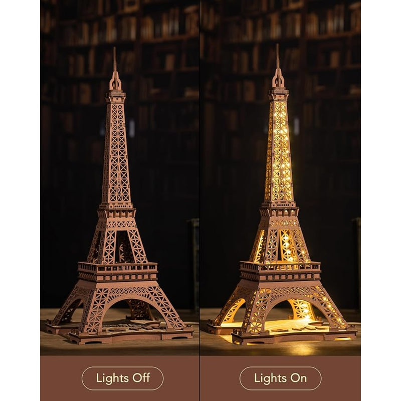 DIY 3D Puzzle Night of Eiffel Tower 164pcs